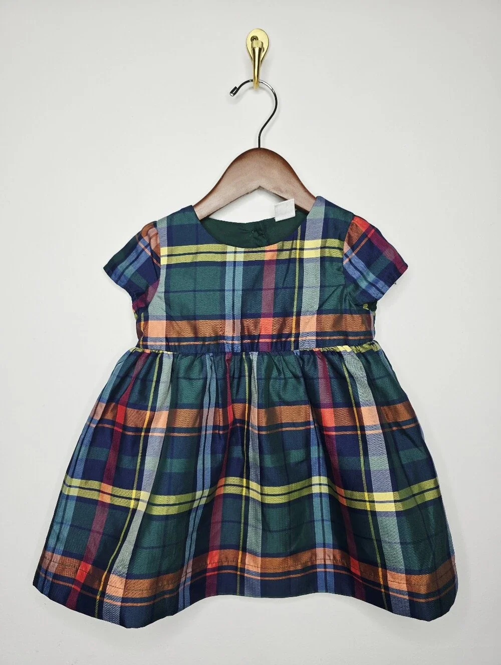Baby Gap Holiday Plaid Dress Size 18-24 months